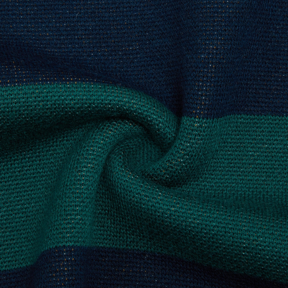 Mascot Knitted Crewneck (Green/Blue)